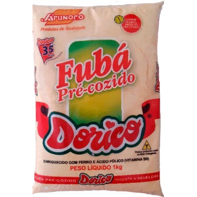 Fubá Pré-Cozido Dorico 1kg