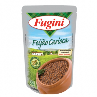 Feijão Cozido Fugini Carioca Sachê 250g