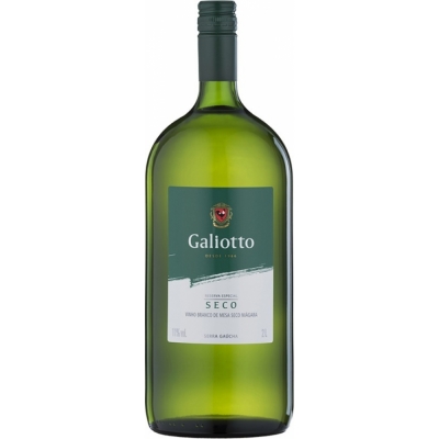 Vinho Galiotto Niágara Branco Seco 2l