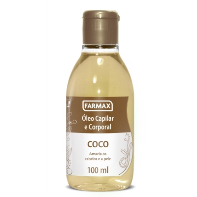 Óleo Capilar Corporal Farmax Coco 100ml