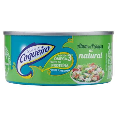 Atum Coqueiro Pedaços Natural 170g