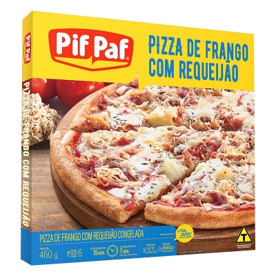 Pizza Pif Paf Frango C/Requeijão 460g