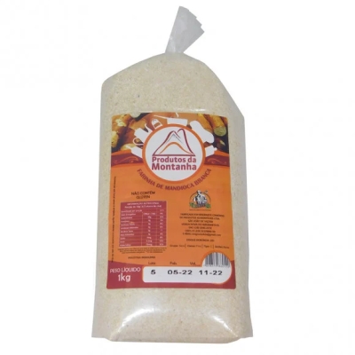 Farinha de Mandioca Branca Produtos da Montanha 1kg