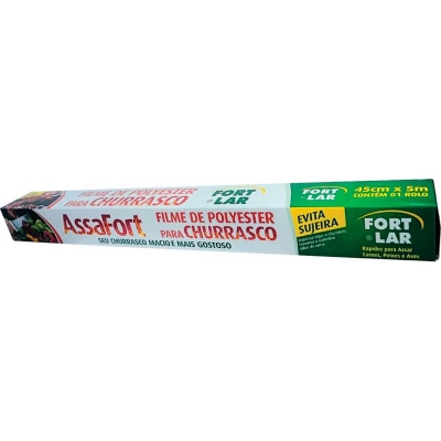 Filme Polyester Fortlar Para Churrasco 0,45 x 5m