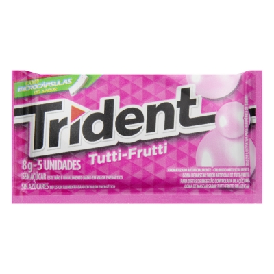 Chicle Trident Tutti-Frutti 8g