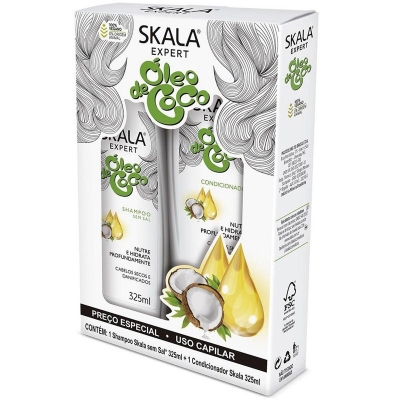 Kit Shampoo/Condicionador Skala Óleo de Coco 325ml