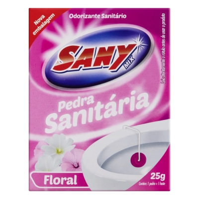 Pedra Sanitária Sanymix Floral 25g