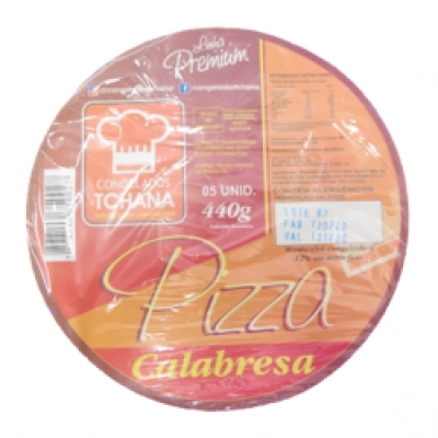 Pizza Tchana Calabresa C/5 440g