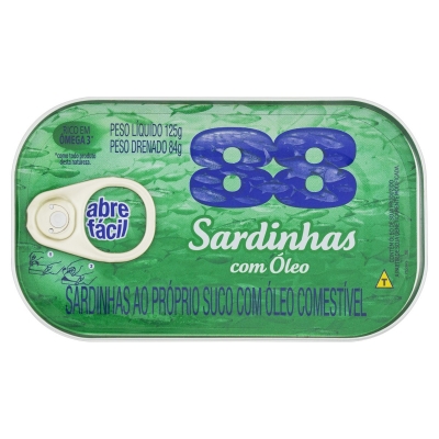 Sardinha 88 em Óleo 84g