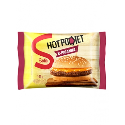 Hot Pocket X Picanha Sadia 145g