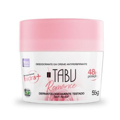 Creme Antitranspirante Tabu Romance 55g