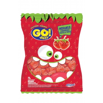 Bala Go Jelly Morango 70g