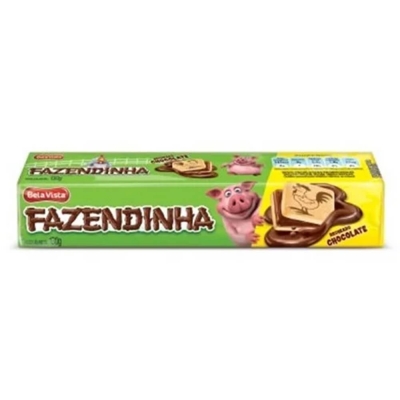 Biscoito Recheado Fazendinha Chocolate 130g