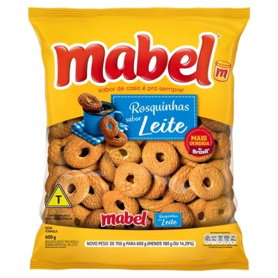 Rosquinhas Mabel Leite 600g