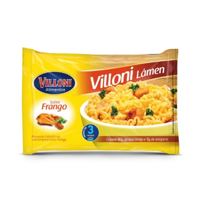 Macarrão Instantâneo Villoni Frango 63g