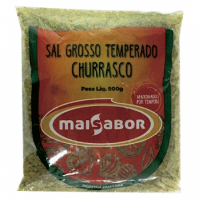 Sal Grosso Temperado Mais Sabor 500g