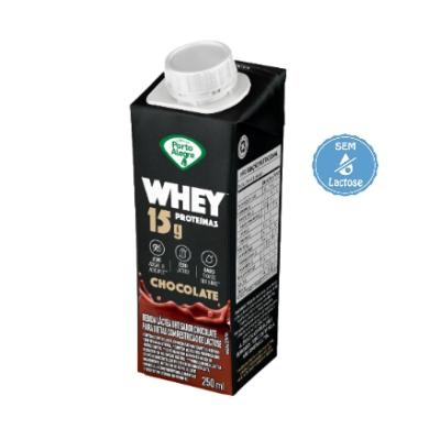 Bebida Láctea Porto Alegre Whey Chocolate 250ml