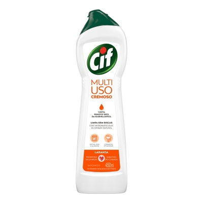 Limpador Cif Cremoso Laranja 450ml