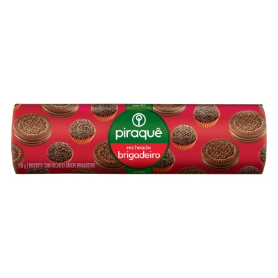 Biscoito Recheado Piraquê Brigadeiro 160g