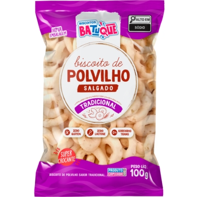 Biscoito de Polvilho Batuque Tradicional S/Lactose 100g