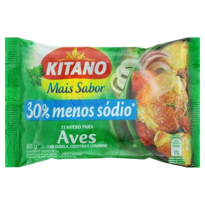 Tempero Kitano Mais Sabor Aves 60g