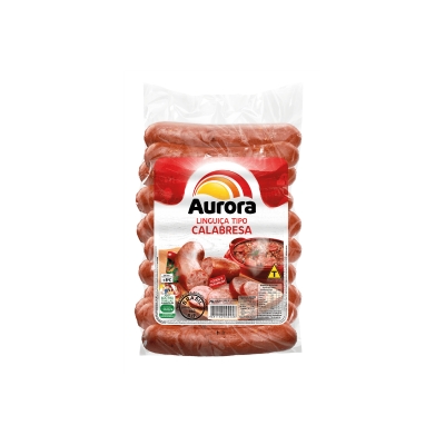 Linguiça Tipo Calabresa Grossa Aurora Kg