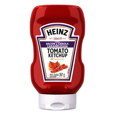 Ketchup Heinz Bacon/Cebola Caramelizada 397g