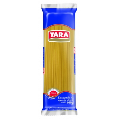 Macarrão Yara Sêmola Espaguete N°10 500g