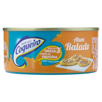 Atum Coqueiro Óleo Ralado 170g