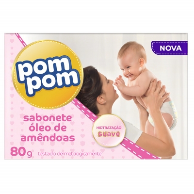 Sabonete Pom Pom Óleo De Amêndoa 70g