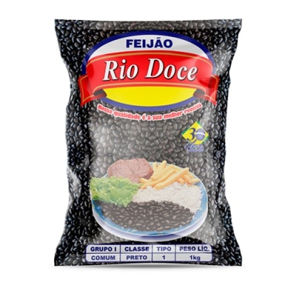 Feijão Preto Rio Doce Tipo 1 1kg