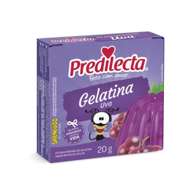 Gelatina Predilecta Uva 20g