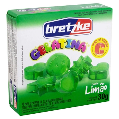 Gelatina Bretzke Limão 30g