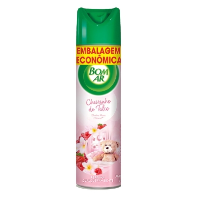 Desodorizador de Ar Aerosol Bom Ar Talco 360ml