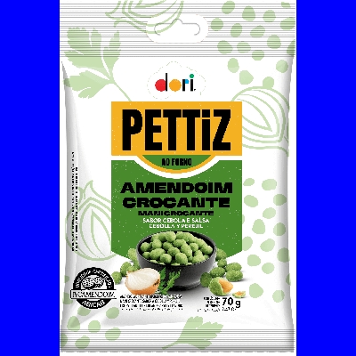 Amendoim Crocante Pettiz Cebola e Salsa 70g