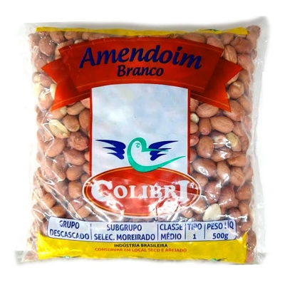 Amendoim Branco Colibri 500g