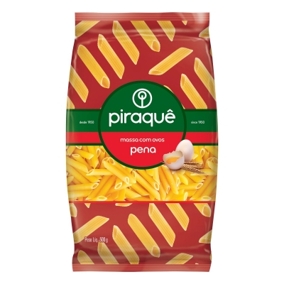 Macarrão Piraquê C/Ovos Pena 500g