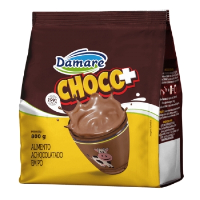 Achocolatado em Pó Choco+ Damare 800g