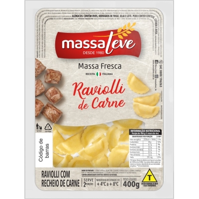Ravioli Massaleve Carne 400g