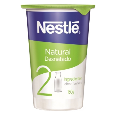 Iogurte Nestlé Natural Desnatado 160g