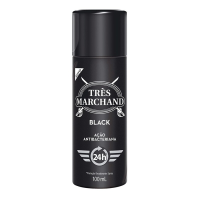 Desodorante Très Marchand Spray Black 100ml