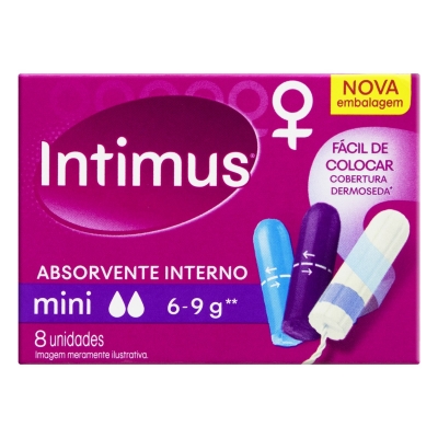 Absorvente Interno Intimus Mini C/8