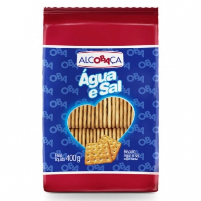 Biscoito Alcobaça Água e Sal 400g