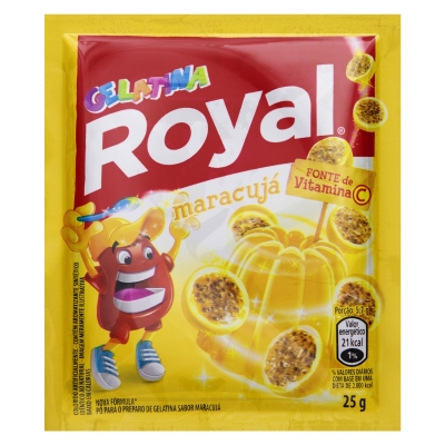 Gelatina Royal Maracujá 25g