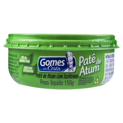 Patê de Atum Gomes da Costa Azeitona 150g