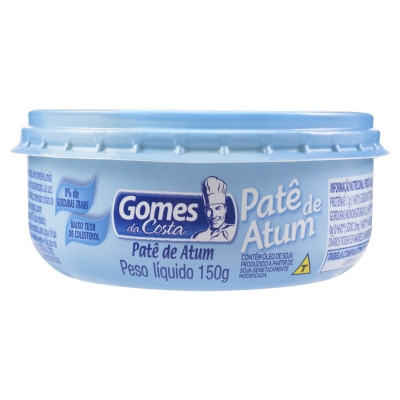 Patê de Atum Gomes da Costa Light 150g