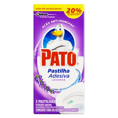 Pastilha Sanitária Pato Lavanda C/3 20% de Desconto