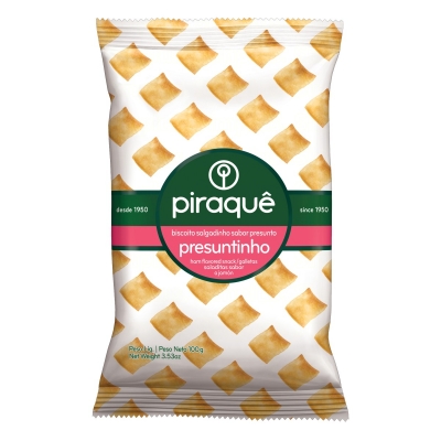 Biscoito Piraquê Presuntinho 100g