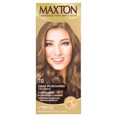 Tintura Maxton Kit 7.0 Louro Natural