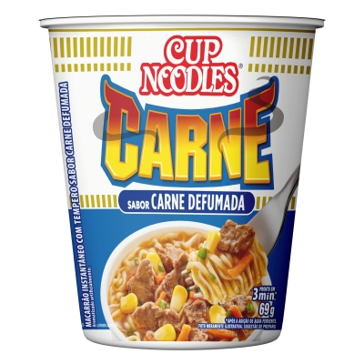 Miojo Cup Noodles Carne Defumada 69g